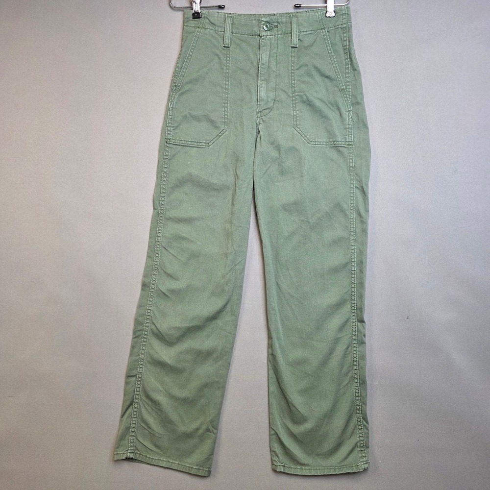 Levi's Utility Pants Women's High Rise Straight Leg Carpenter Green 26